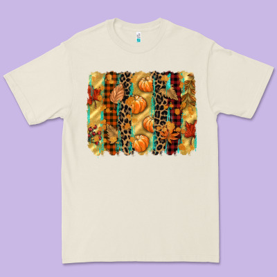 Fall Brushstroke Premium Tee Designed By Cowgirlartshop