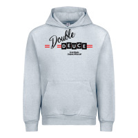 Heather Grey double deuce live music Urban Hoodie - linhVisuals