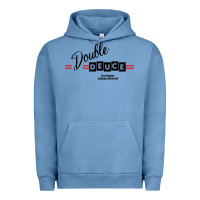 Pigment Pebble Blue double deuce live music Urban Hoodie - linhVisuals