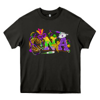 Asphalt Mardi Gras CNA Nurse Heavy Core Tee - HowdyJamesFarm