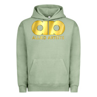 Pigment Oil Green allied artists pictures Urban Hoodie - linhVisuals
