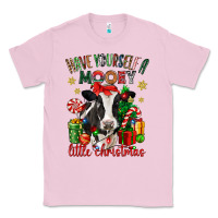 Bubblegum Pink have yourself a little christmas cow Classic Tee - CowGirlArtShop
