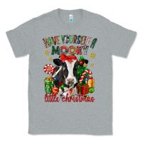 Heather Grey have yourself a little christmas cow Classic Tee - CowGirlArtShop