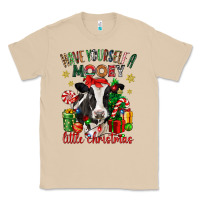 Mushroom have yourself a little christmas cow Classic Tee - CowGirlArtShop