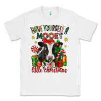 White have yourself a little christmas cow Classic Tee - CowGirlArtShop