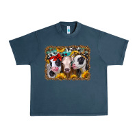 Midnight Navy western sunflower heifers Urban Heavy Tee - Jasminsmagicworld