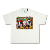Pistachio western sunflower heifers Urban Heavy Tee - Jasminsmagicworld
