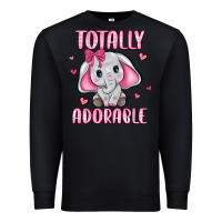 Black totally adorable Premium Sweatshirt - JahusDesignShop