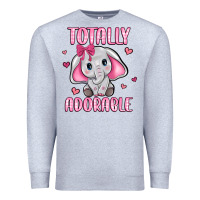 Heather Grey totally adorable Premium Sweatshirt - JahusDesignShop