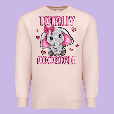 Totally Adorable Premium Sweatshirt Designed By Jahusdesignshop