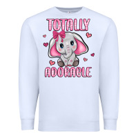 White totally adorable Premium Sweatshirt - JahusDesignShop