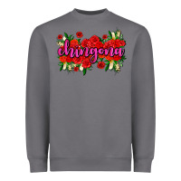 Storm Chingona with roses Heavyweight Sweatshirt - AdoDesignShop