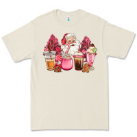 Bone pink christmas pink tree santa coffe cups Premium Tee - CowGirlArtShop