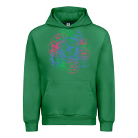Emerald bon voyage travel stamp t shirt Urban Hoodie - linhVisuals