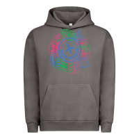 Pigment Tornado bon voyage travel stamp t shirt Urban Hoodie - linhVisuals