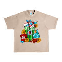 French Oak Football Frappe Urban Heavy Tee - FaDigitalArtStudio