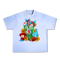 Grape Ice Football Frappe Urban Heavy Tee - FaDigitalArtStudio