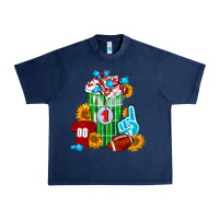 Navy Football Frappe Urban Heavy Tee - FaDigitalArtStudio