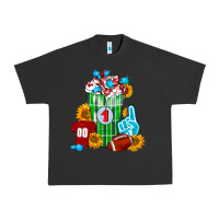 Pigment Black Football Frappe Urban Heavy Tee - FaDigitalArtStudio