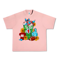 Salmon Football Frappe Urban Heavy Tee - FaDigitalArtStudio