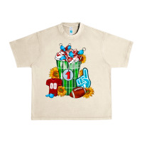 Sandshell Football Frappe Urban Heavy Tee - FaDigitalArtStudio