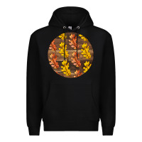 Black Fall Rounded Premium Hoodie - LillyAllenDesigns
