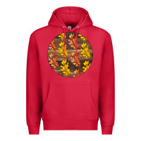 Cardinal Fall Rounded Premium Hoodie - LillyAllenDesigns