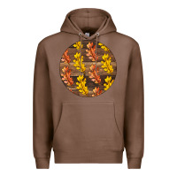 Chestnut Fall Rounded Premium Hoodie - LillyAllenDesigns