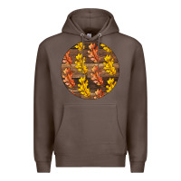 Coffee Fall Rounded Premium Hoodie - LillyAllenDesigns