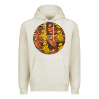 Oatmeal Heather Fall Rounded Premium Hoodie - LillyAllenDesigns
