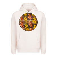 Pale Pink Fall Rounded Premium Hoodie - LillyAllenDesigns