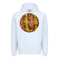 White Fall Rounded Premium Hoodie - LillyAllenDesigns