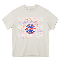 Cream America and freedom Heavy Core Tee - TumblerDesignByShophia