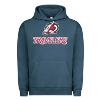 Pigment Midnight Navy arkansas travelers Urban Hoodie - linhVisuals