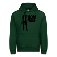 Forest Green han shot first Urban Hoodie - linhVisuals