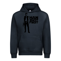 Navy han shot first Urban Hoodie - linhVisuals