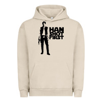 Pigment French Oak han shot first Urban Hoodie - linhVisuals