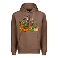 Chestnut Fall heifer cows Premium Hoodie - RanaPortraitStore