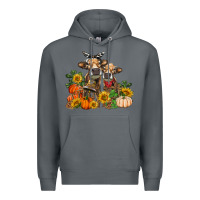 Rock Fall heifer cows Premium Hoodie - RanaPortraitStore