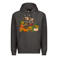 Smoke Fall heifer cows Premium Hoodie - RanaPortraitStore