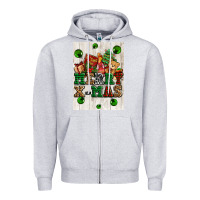 Heather Grey merry xmas Zipper Hoodie - AdoDesignShop