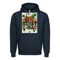 Navy merry xmas Zipper Hoodie - AdoDesignShop