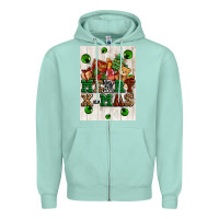 Seafoam merry xmas Zipper Hoodie - AdoDesignShop