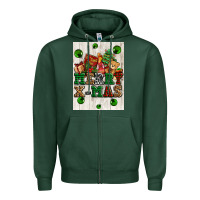 Sports Green merry xmas Zipper Hoodie - AdoDesignShop
