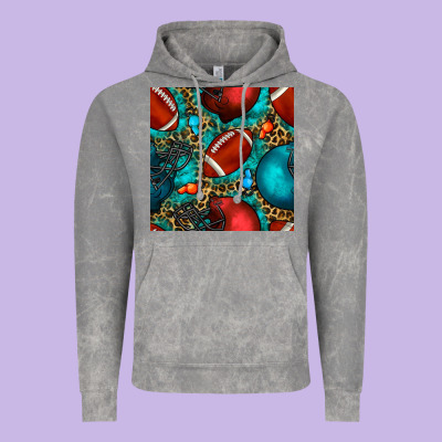 American Football Helmet With Leopard And Gemstone Vintage Hoodie Designed By Bundleandbundleshop