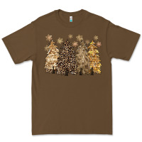Cacao merry christmas leopard trees Premium Tee - CowGirlArtShop