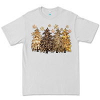 Dove Grey merry christmas leopard trees Premium Tee - CowGirlArtShop