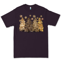 Plum merry christmas leopard trees Premium Tee - CowGirlArtShop