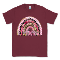 Burgundy cancer rainbow Classic Tee - CowGirlArtShop