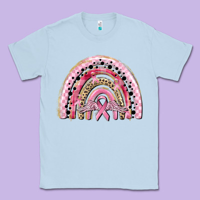 Cancer Rainbow Classic Tee Designed By Cowgirlartshop